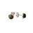 Wildside XP154 Round New Zealand Greenstone & Sterling Silver Stud Earrings