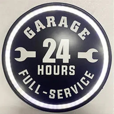 Man Cave - 24 Hours Garage Sign