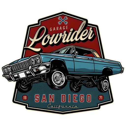 Man Cave - Low Rider Sign