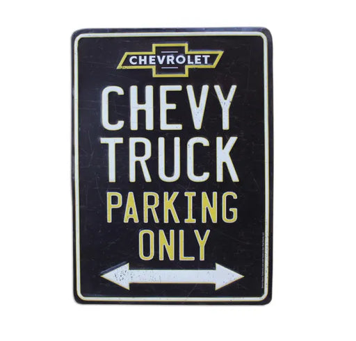 Man Cave - Chevy Truck Parking Sign