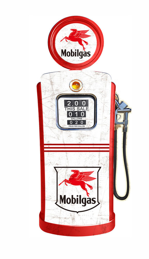 Man Cave - Mobil Petrol Pump Sign