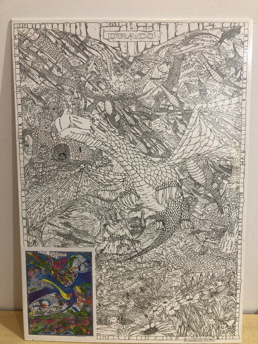 Craft Workshop - Draco Dragon Print