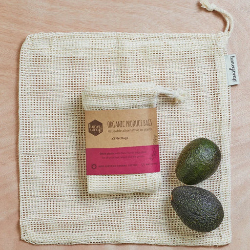 Honeywrap 3-pack Organic Cotton Produce Bags