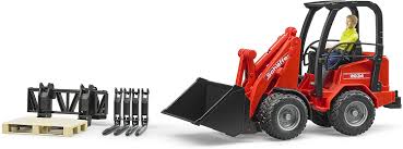 Bruder - Schaffer Compact Loader with Man