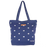 NZ Zip Carry Bag - Navy with Kiwis