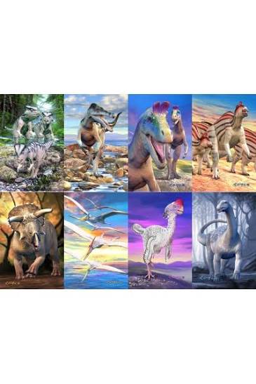 Dinosaur Fact Cards - Green