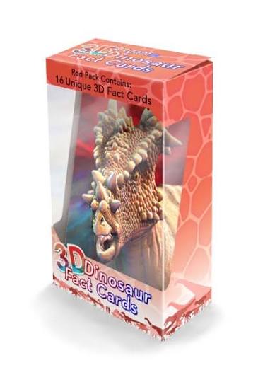 Dinosaur Fact Cards - Red