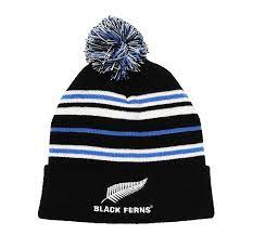 Blacks Ferns Stripe Pom Pom Beanie