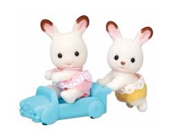 Sylvanian Families - Chocolate Rabbit Twins