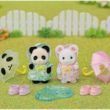 Sylvanian Families - Nursery Friends - Rainy Day Duo
