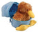Kiwi in Egg Soft Toy - Light Blue
