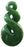 NZ Greenstone Twist Pendant 46mm
