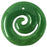 NZ Greenstone Closed Koru Pendant 28mm