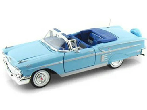 MotorMax Timeless Legends 1:24 - 1958 Chevy Impala (Blue)