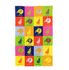 NZ Tea Towel - Pop Art Fern & Kiwi