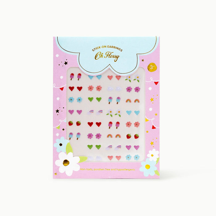 Oh Flossy - Stick on Earrings (30 pairs)