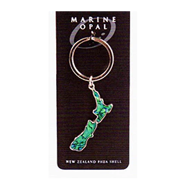 NZ Keyring - NZ Map