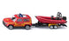 Siku 1608 - Land Rover Defender with Boat