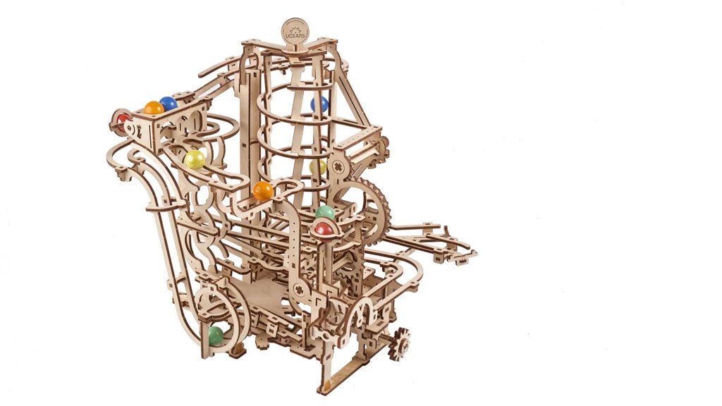 Ugears: Mechanical Models - Marble Run Spiral Hoist