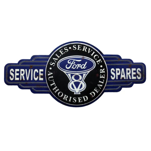 Man Cave - Ford Service Wall Plaque