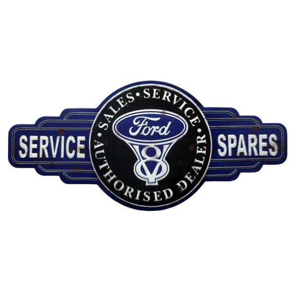 Man Cave - Ford Service Wall Plaque