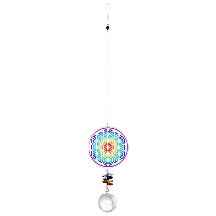 Natures Melody - Crystal Sundrop Prism - Flower of Life