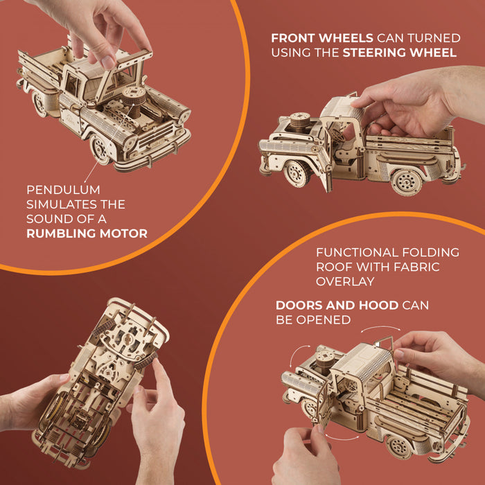 Ugears: Mechanical Models - Pickup Lumberjack
