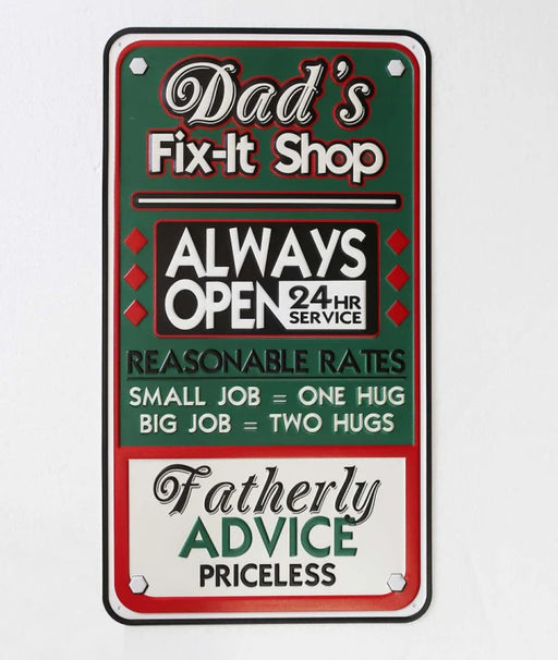 Man Cave - Fatherly Advice Sign