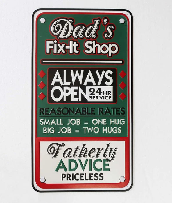 Man Cave - Fatherly Advice Sign