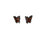 Wildside ER62 - Monarch Butterfly Stud Earrings