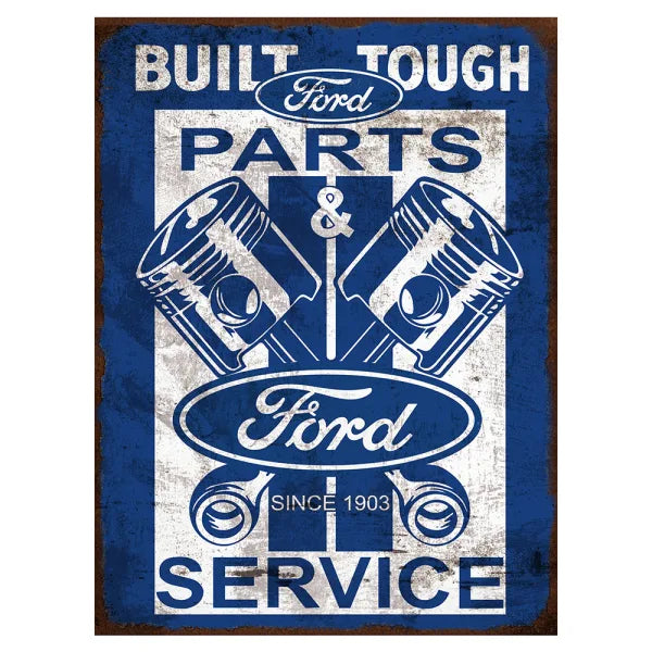 Man Cave - Ford Built Tough Sign