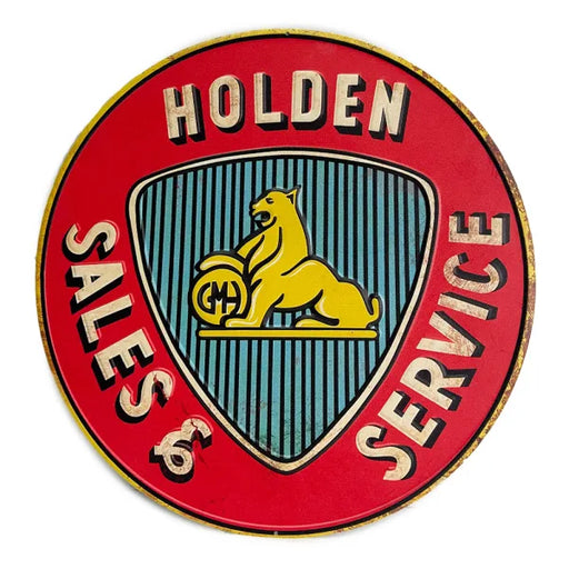 Man Cave - Holden Sales & Service Sign