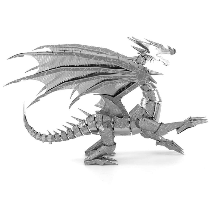 Metal Earth - ICONX Silver Dragon