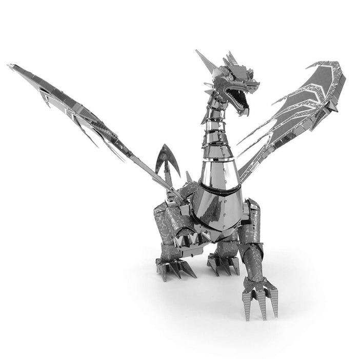 Metal Earth - ICONX Silver Dragon