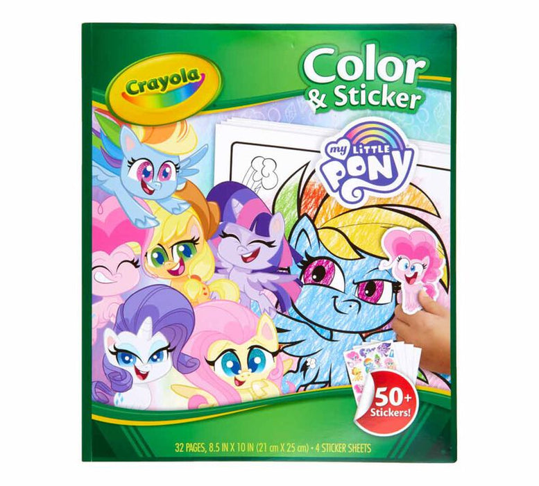 Crayola - Colour & Sticker Book - My Little Pony