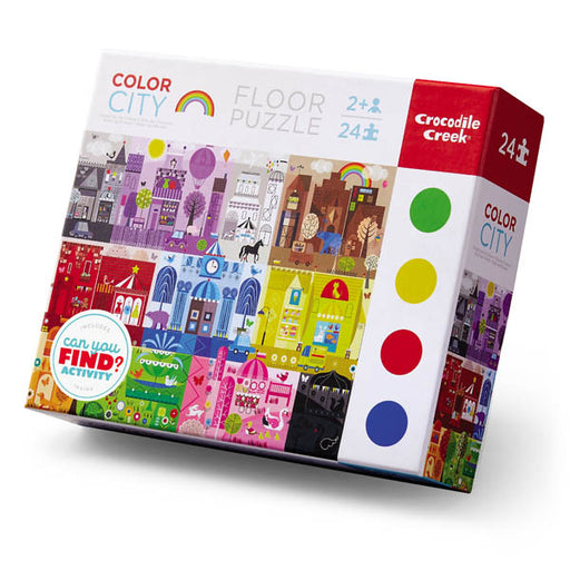 Crocodile Creek Early Learning Color City Floor Puzzle