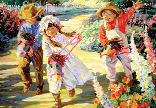 Holdson 500pc Puzzle Flower Tots - Giddy Up