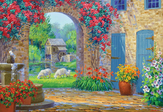 Holdson 500pc Puzzle Courtyards - A Whisper of Serenity