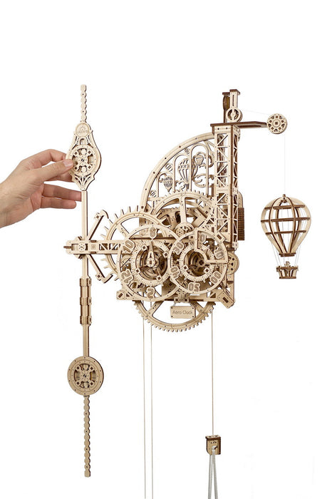 Ugears: Mechanical Models - Aero Wall Clock with Pendulum
