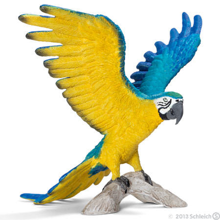 Schleich - Blue-and-Yellow Macaw
