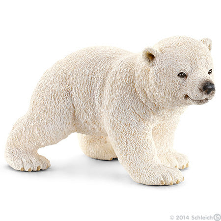 Schleich - Polar bear, cub, walking