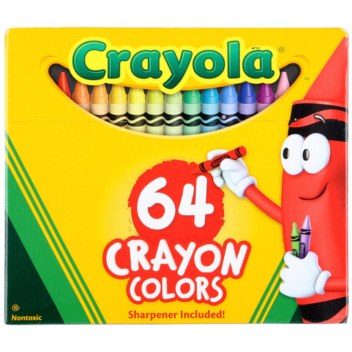 Crayola - Crayons with Sharpener 64pk