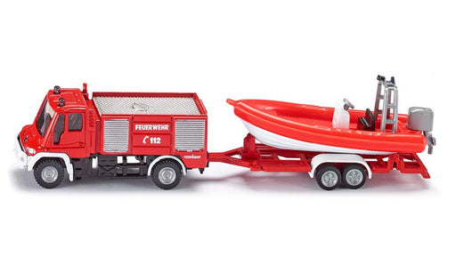 Siku 1636 Super - Unimog Fire Engine with Boat
