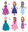 Mudpuppy - Magnetic Dress Up Princess Magic