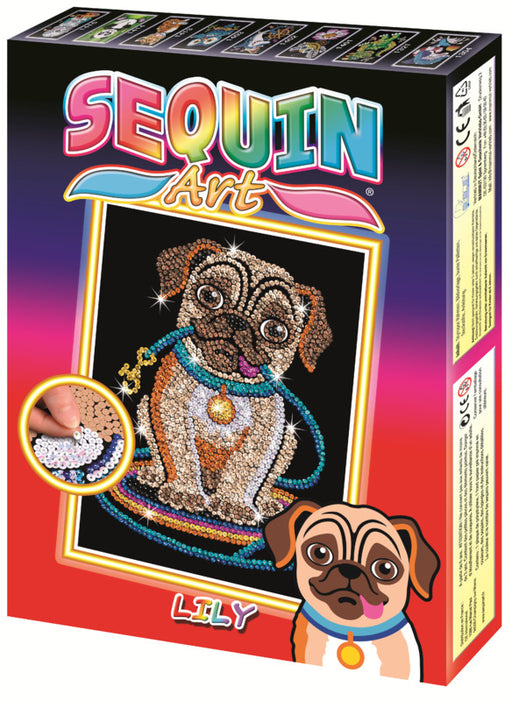 Sequin Art - Lily Pug