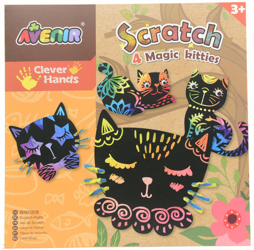 Avenir: Scratch Kit - 4 Magic Kitties