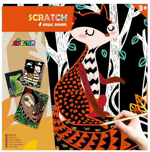 Avenir: Scratch Kit - 4 Magic Animal