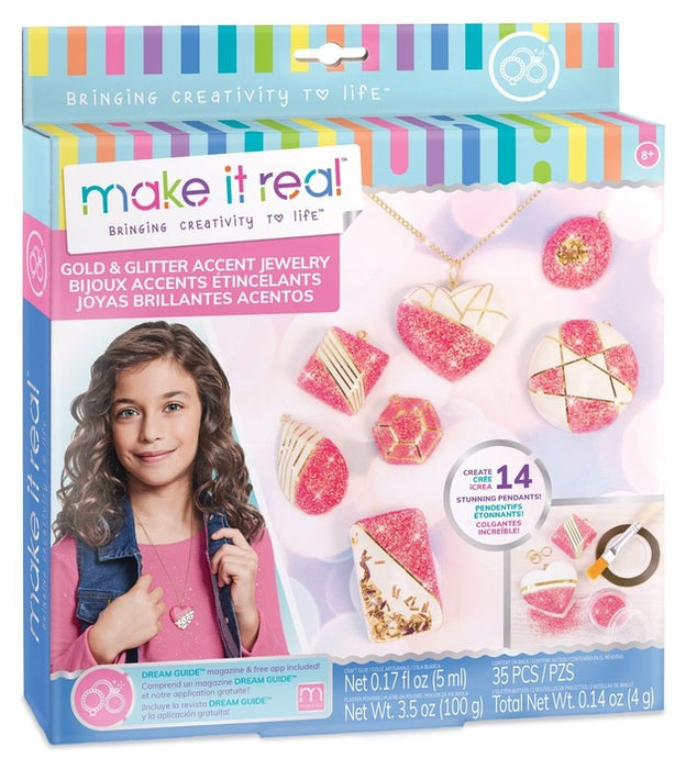 Make it Real - Gold & Glitter Accent Jewelry