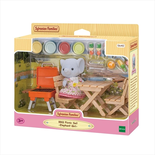 Sylvanian Families - BBQ Picnic Set - Elephant Girl