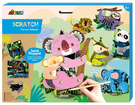 Avenir: Scratch Jointed Puppets Kit - Forest Animals